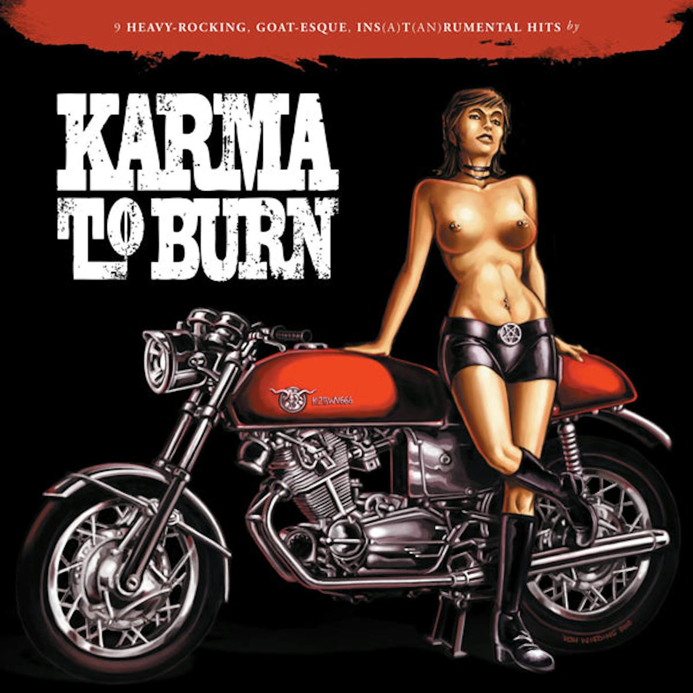 Karma To Burn LP - Karma To Burn (Transparent W/ Red And Green Splatter) (Vinyl)