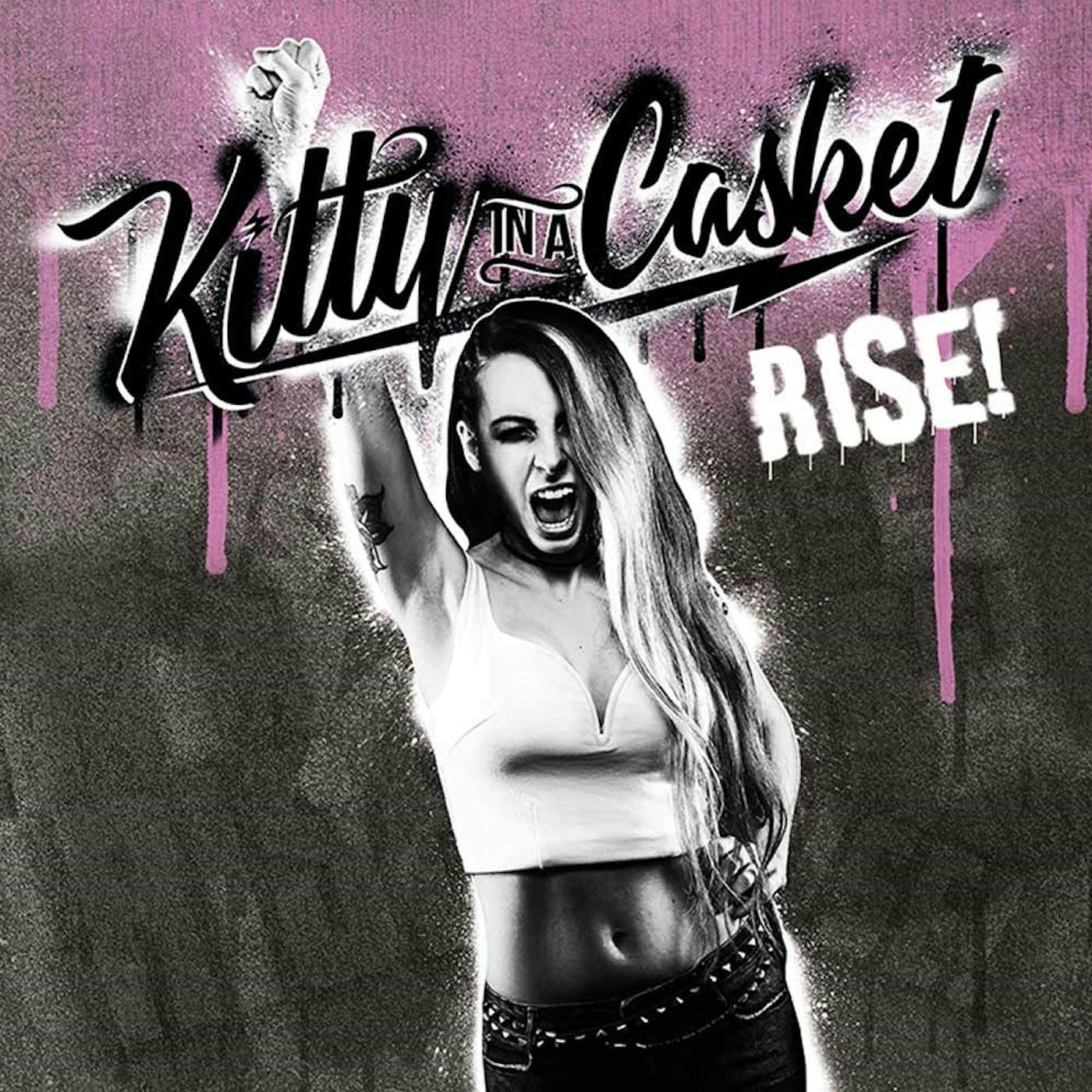 Kitty In A Casket LP - Rise (Pink Vinyl+Cd)