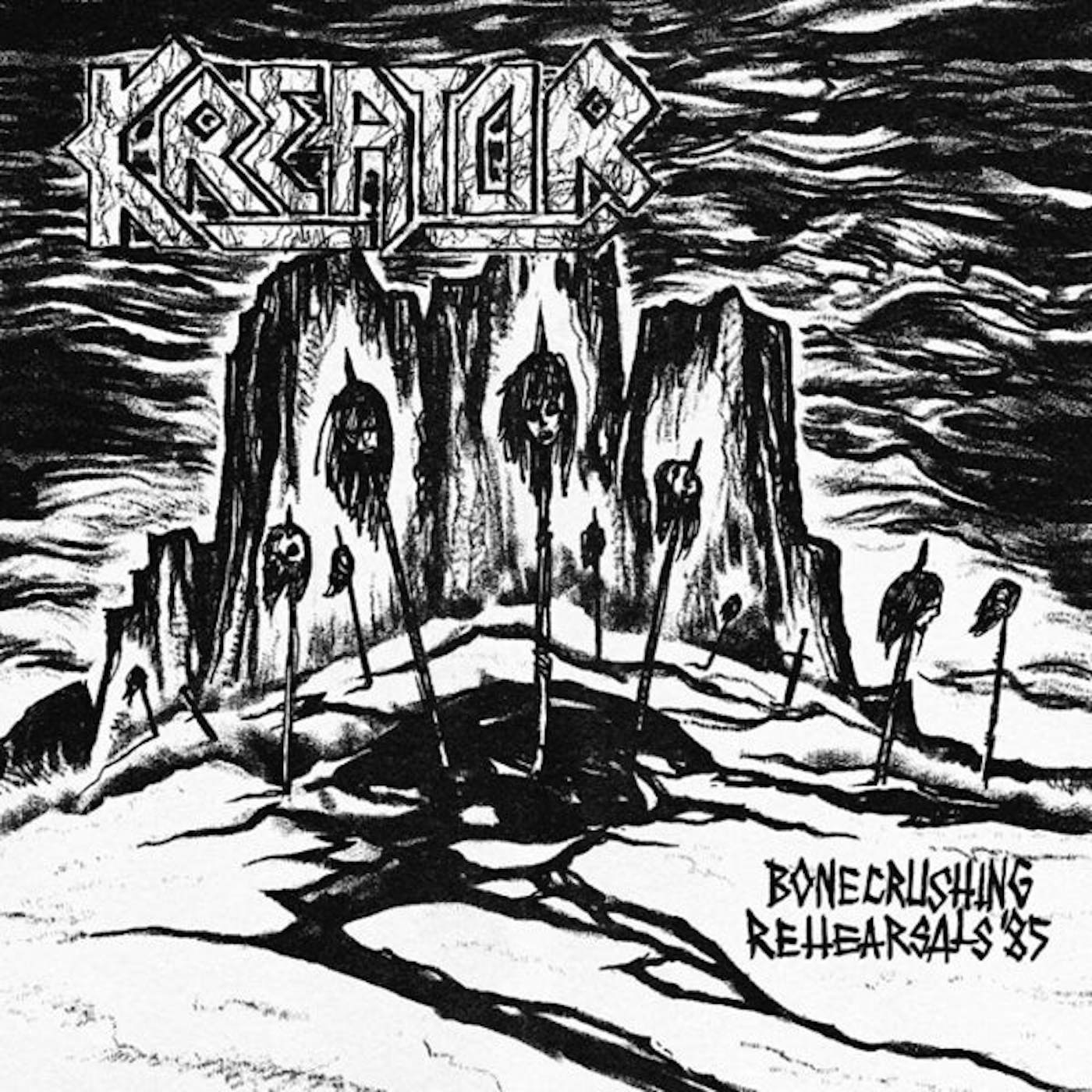 Kreator LP - Bonecrushing Rehersals '87 (White Vinyl)