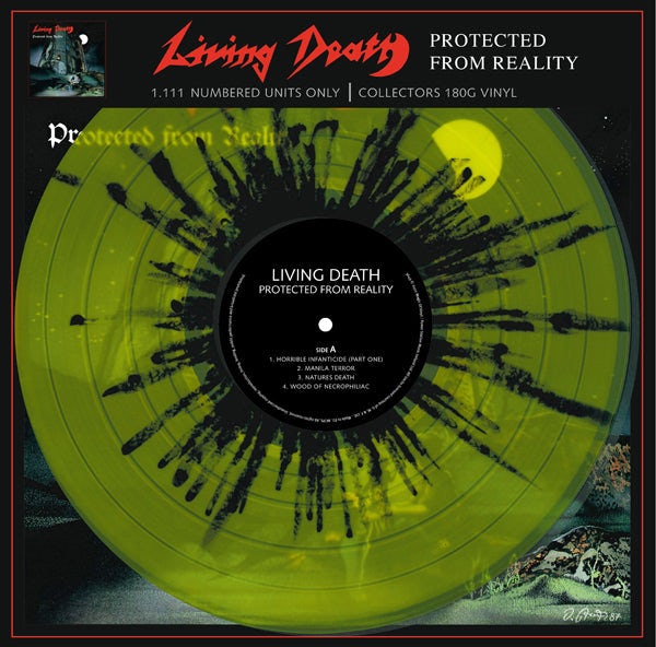 Living Death LP - Protected From Reality (Splatter) (Vinyl)