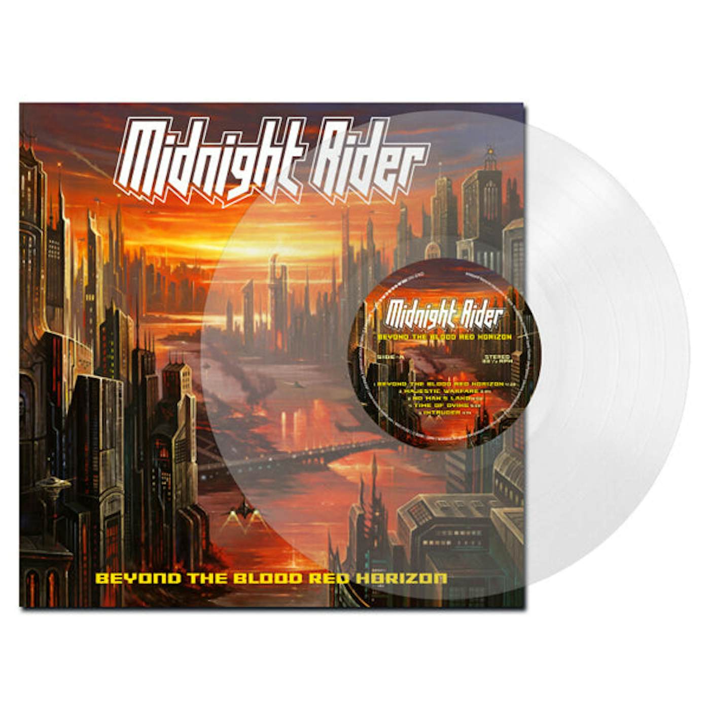 Midnight Rider LP - Beyond The Blood Red Horizon (Clear Vinyl)