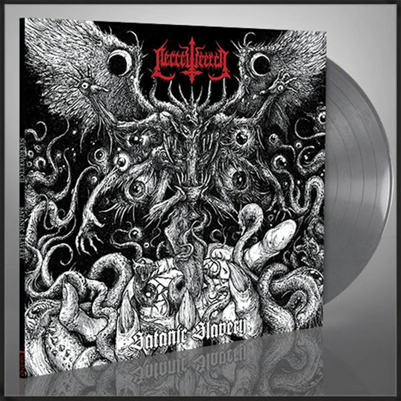 Necrowretch LP - Satanic Slavery (Grey Vinyl)