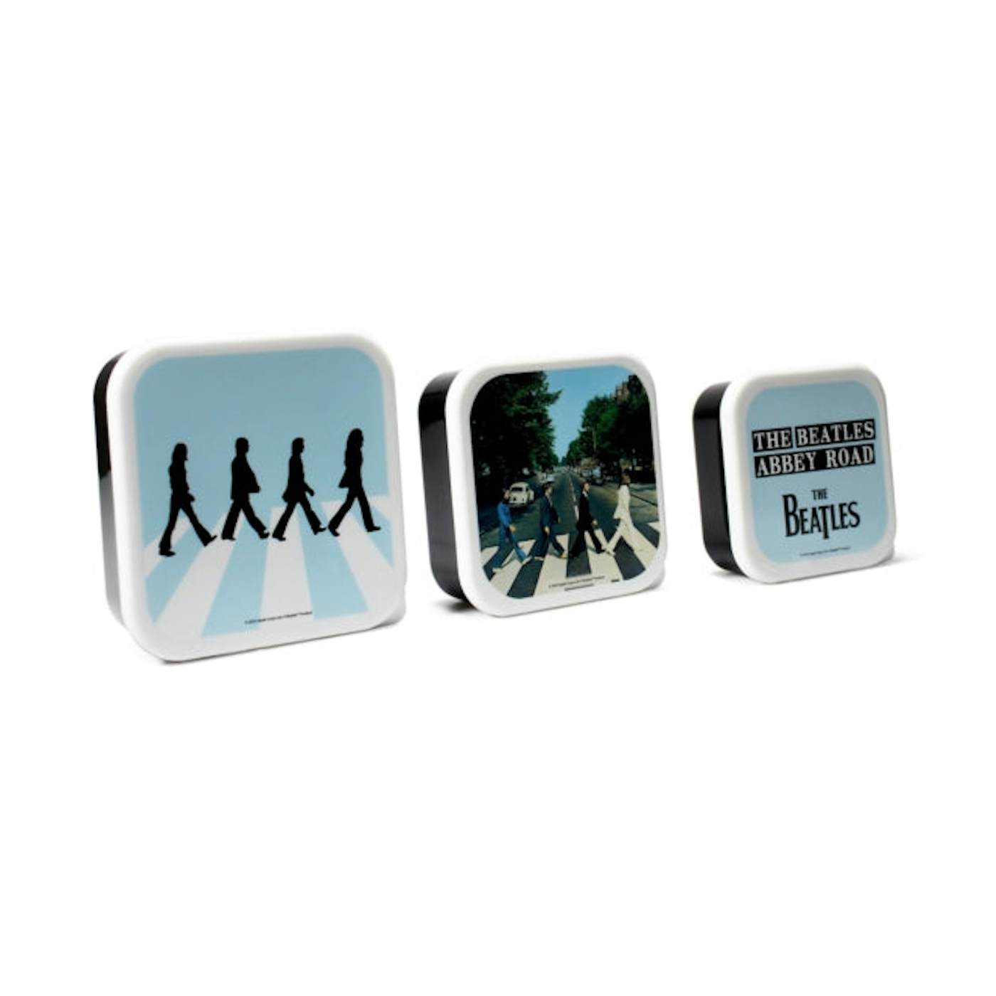 The Beatles Lunch Box - Snack Boxes Set of 3 - (Abbey Road)