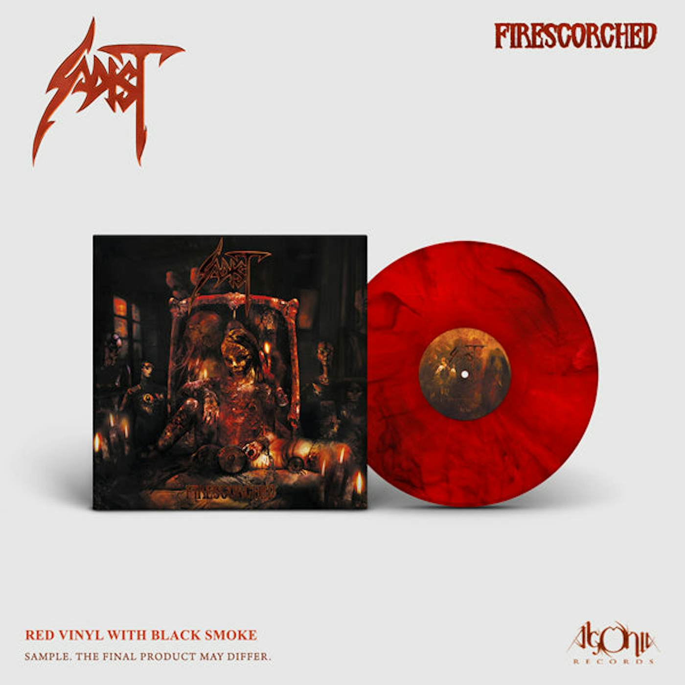 Sadist LP - Firescorched (Red Smoked Vinyl)