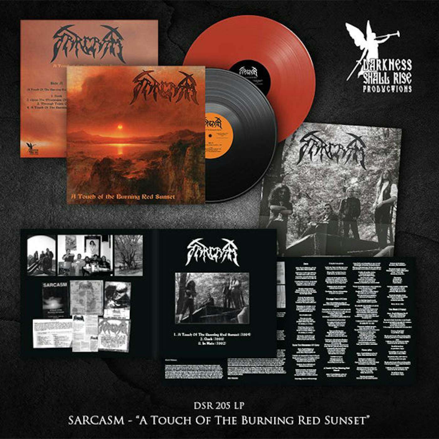 Sarcasm LP - A Touch Of The Burning Red Sunset (Rusty Red Vinyl)