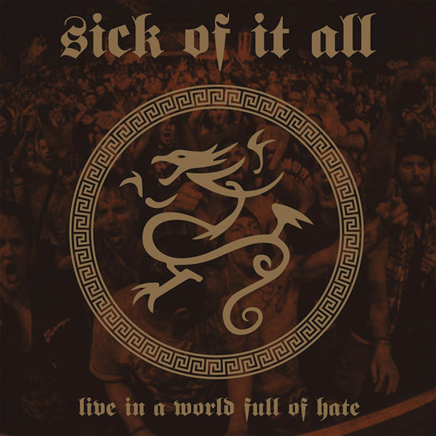 Sick Of It All LP - Live In A  World Full Of Hate (Clear Vinyl)