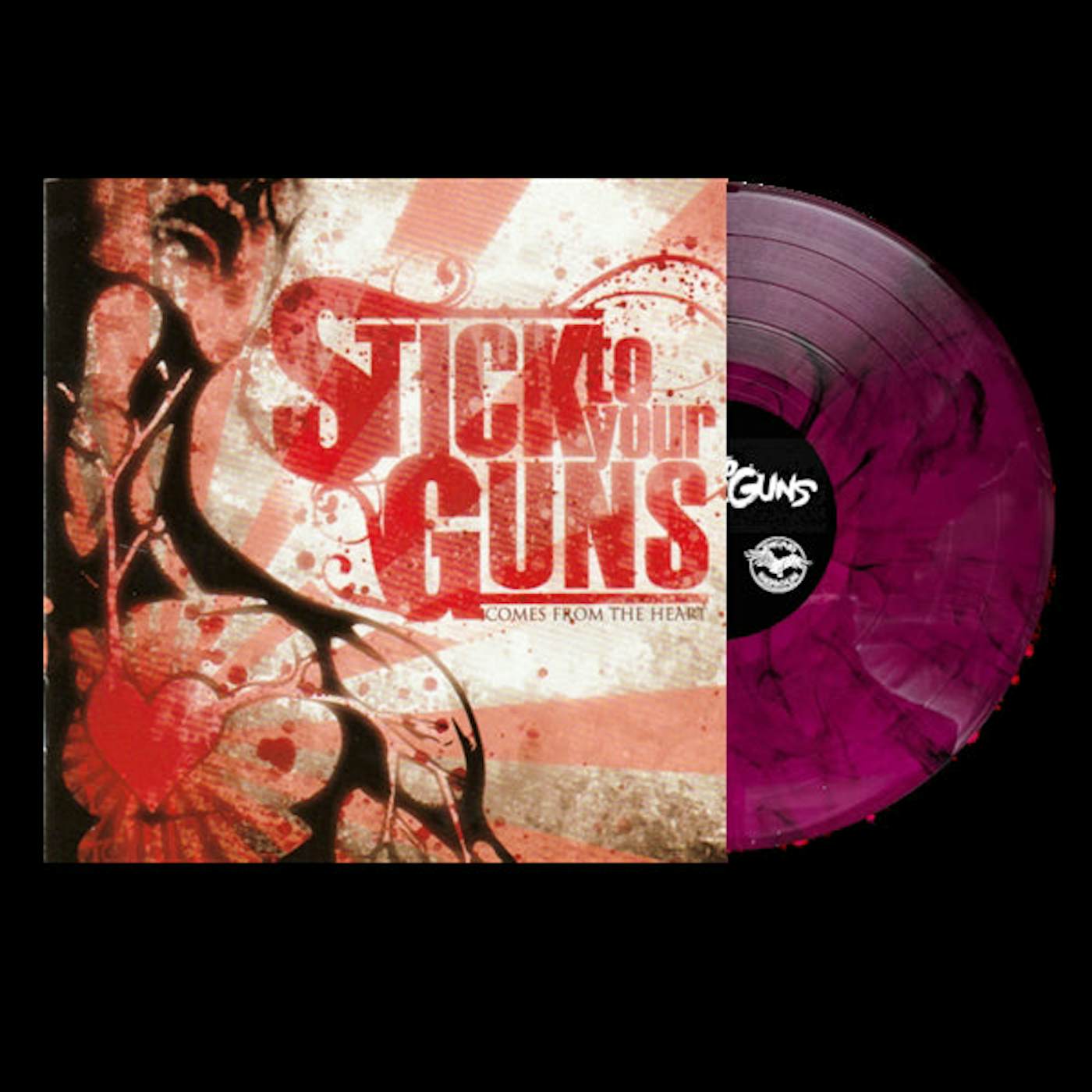 Stick To Your Guns LP - Comes From The Heart (Magenta/Black Smoke Vinyl)