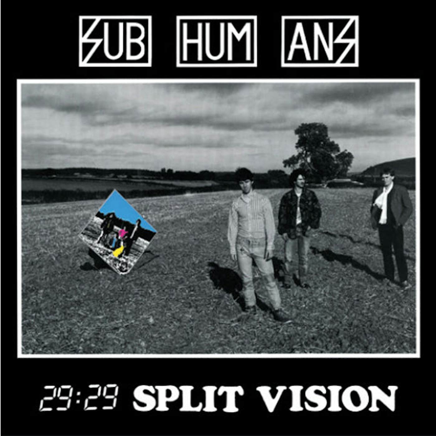 Subhumans LP - 29:29 Split Vision (Red Vinyl)