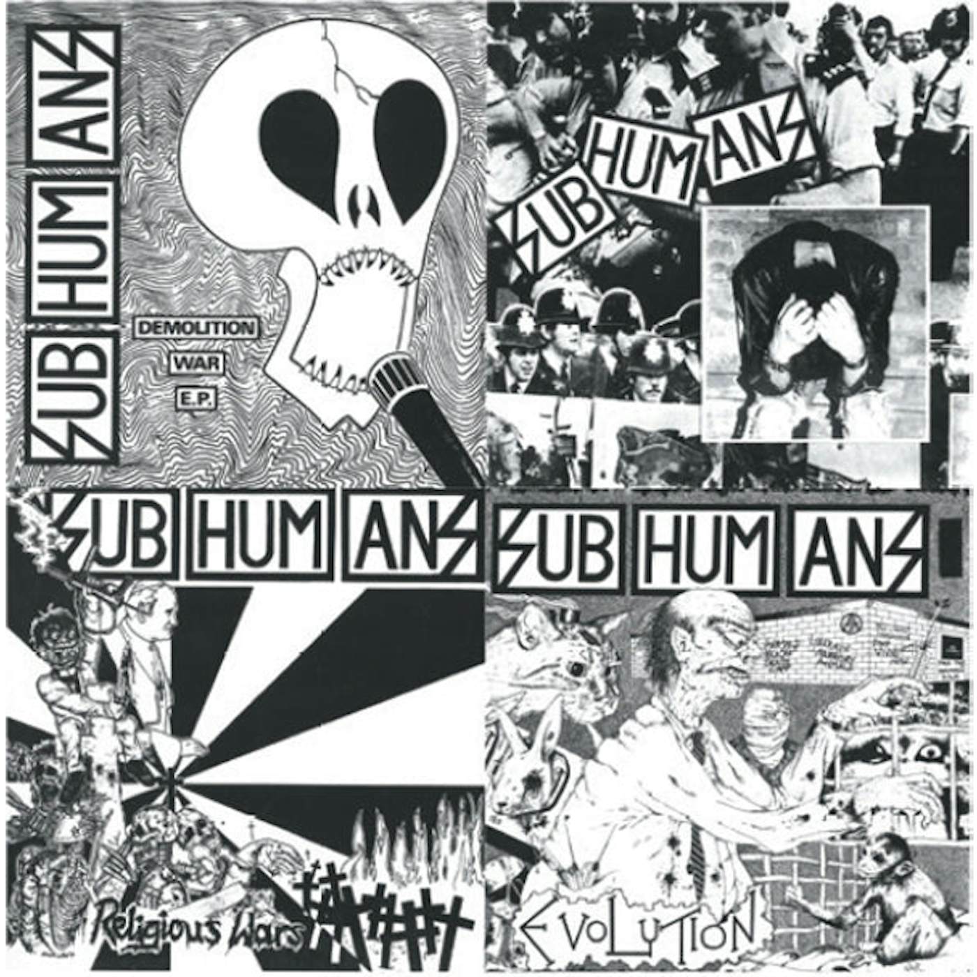 Subhumans LP - Ep-Lp (Red Vinyl)