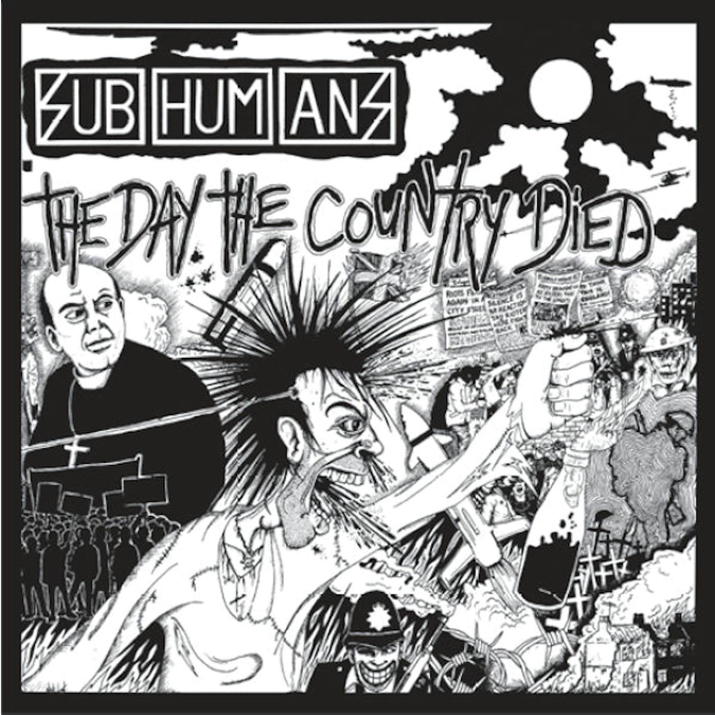 Subhumans LP - The Day The Country Died (Red Vinyl)