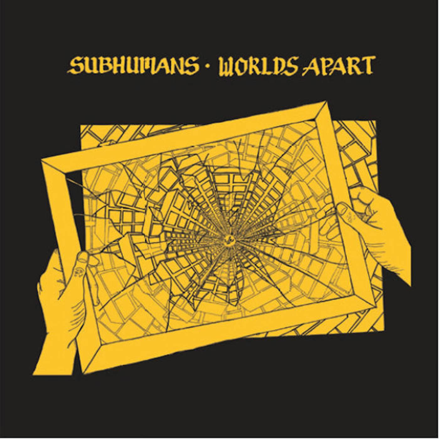 Subhumans LP - Worlds Apart (Red Vinyl)