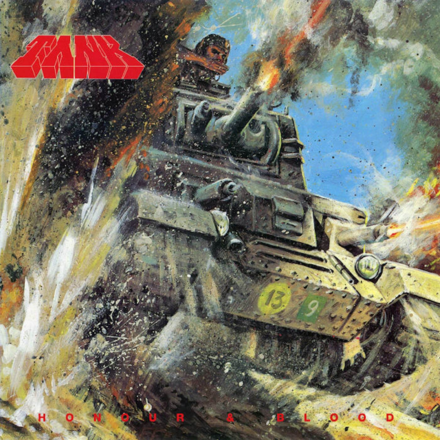 Tank LP - Honor & Blood (Blue/Red Vinyl)