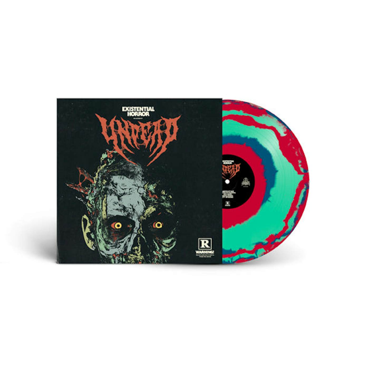 Undead LP - Existential Horror (Red/Blue/Teal Swirl Vinyl)
