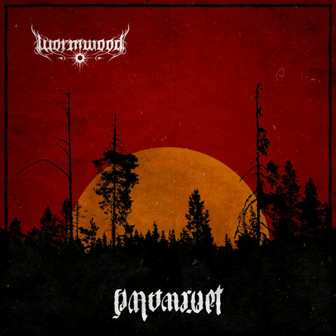 Wormwood LP - Nattarvet (Red/Black Splatter) (Vinyl)
