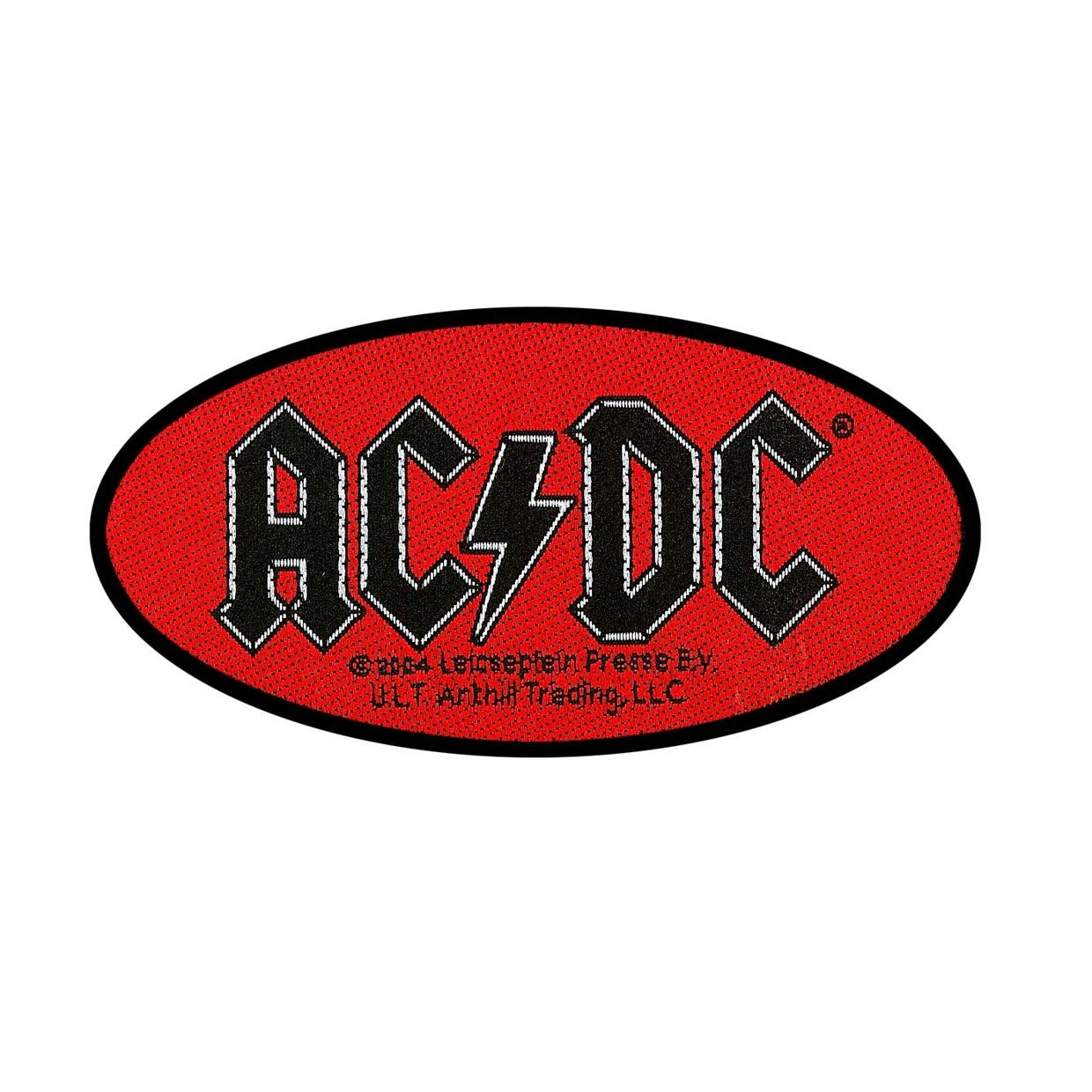 AC/DC SewOn Patch Oval Logo