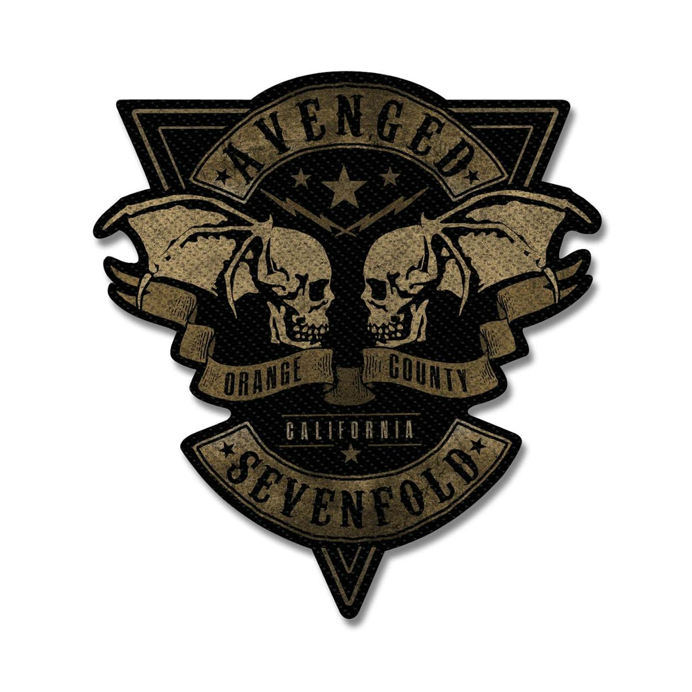 Avenged Sevenfold Sew-On Patch - Orange County Cut Out