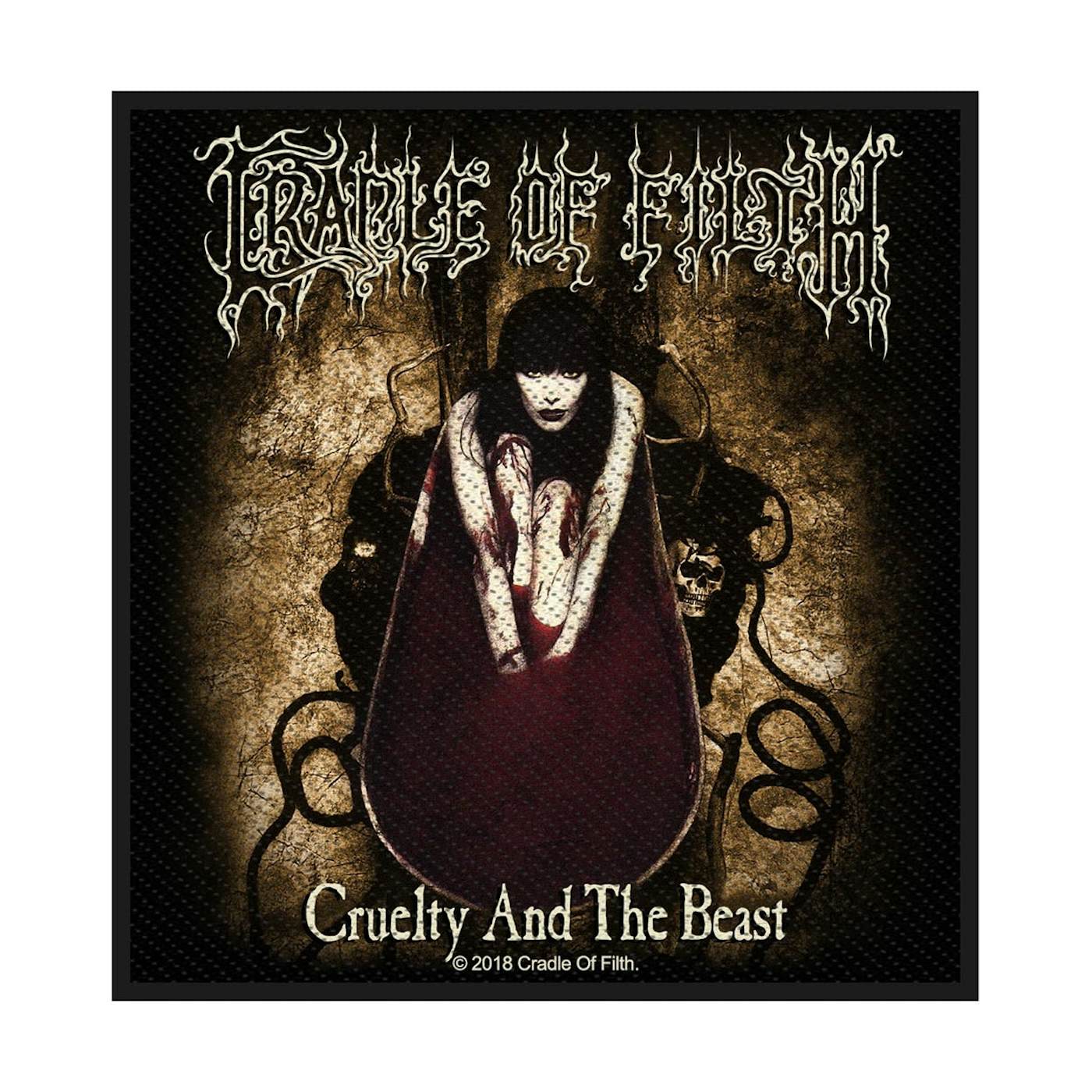 Cradle Of Filth Sew-On Patch - Cruelty And The Beast