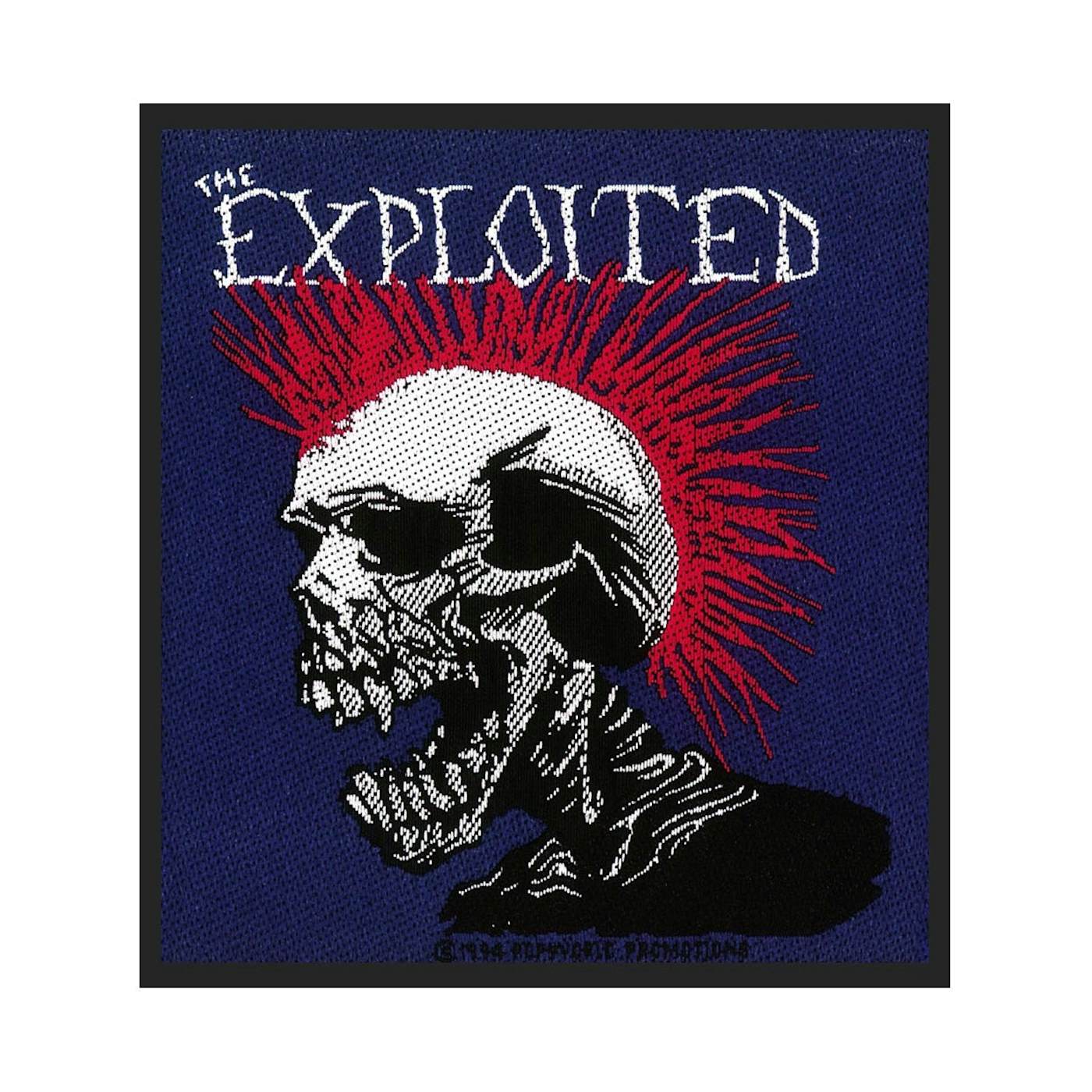 The Exploited Sew-On Patch - Mohican Multicolour