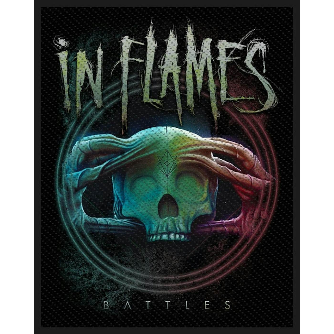 In Flames Sew-On Patch - Battles (Packaged)