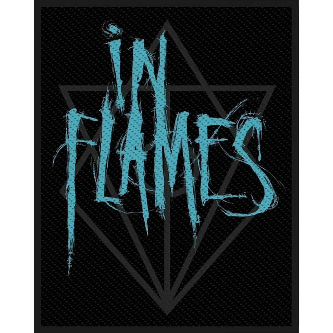 In Flames Sew-On Patch - Scratched Logo (Packaged)