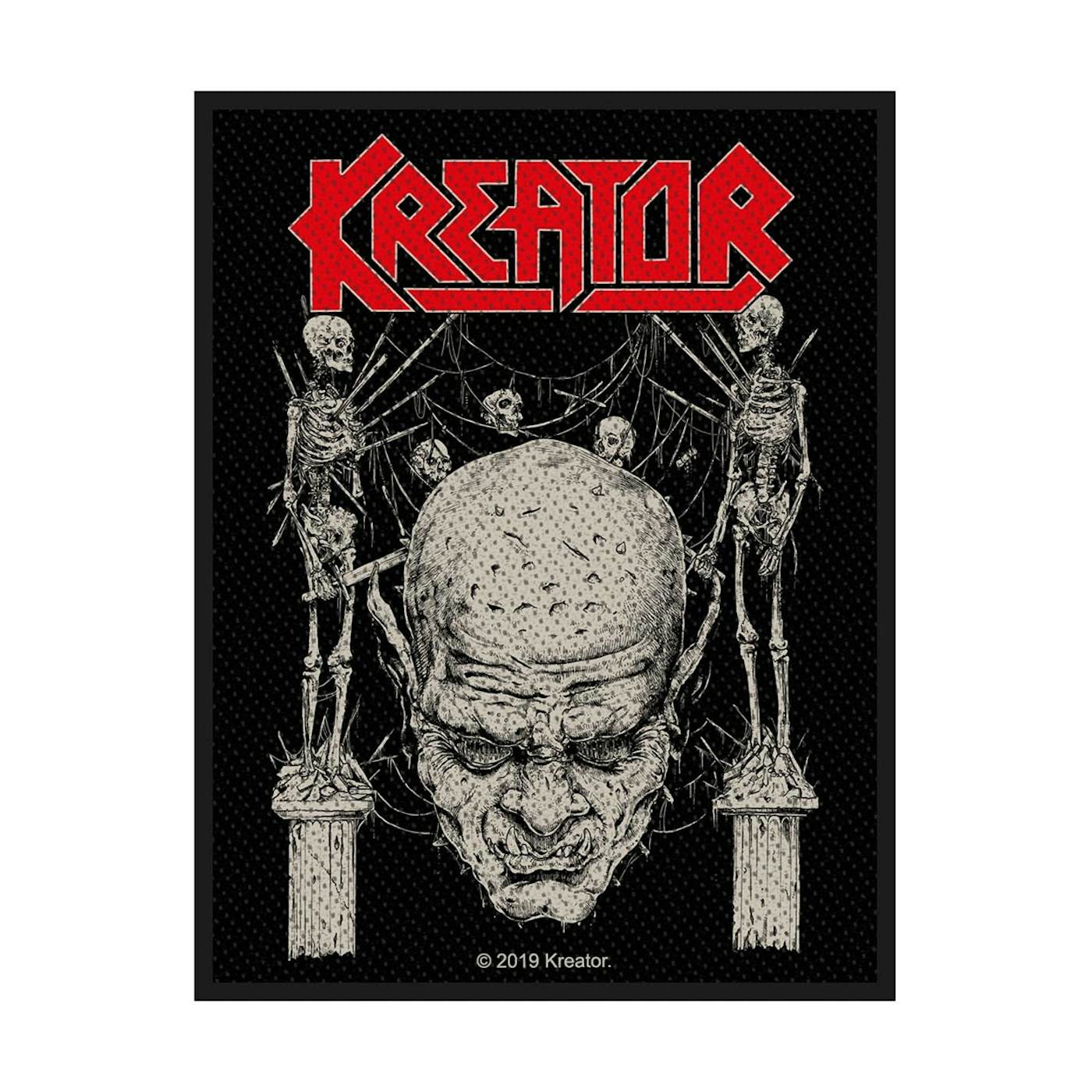Kreator Sew-On Patch - Skull & Skeletons (Packaged)