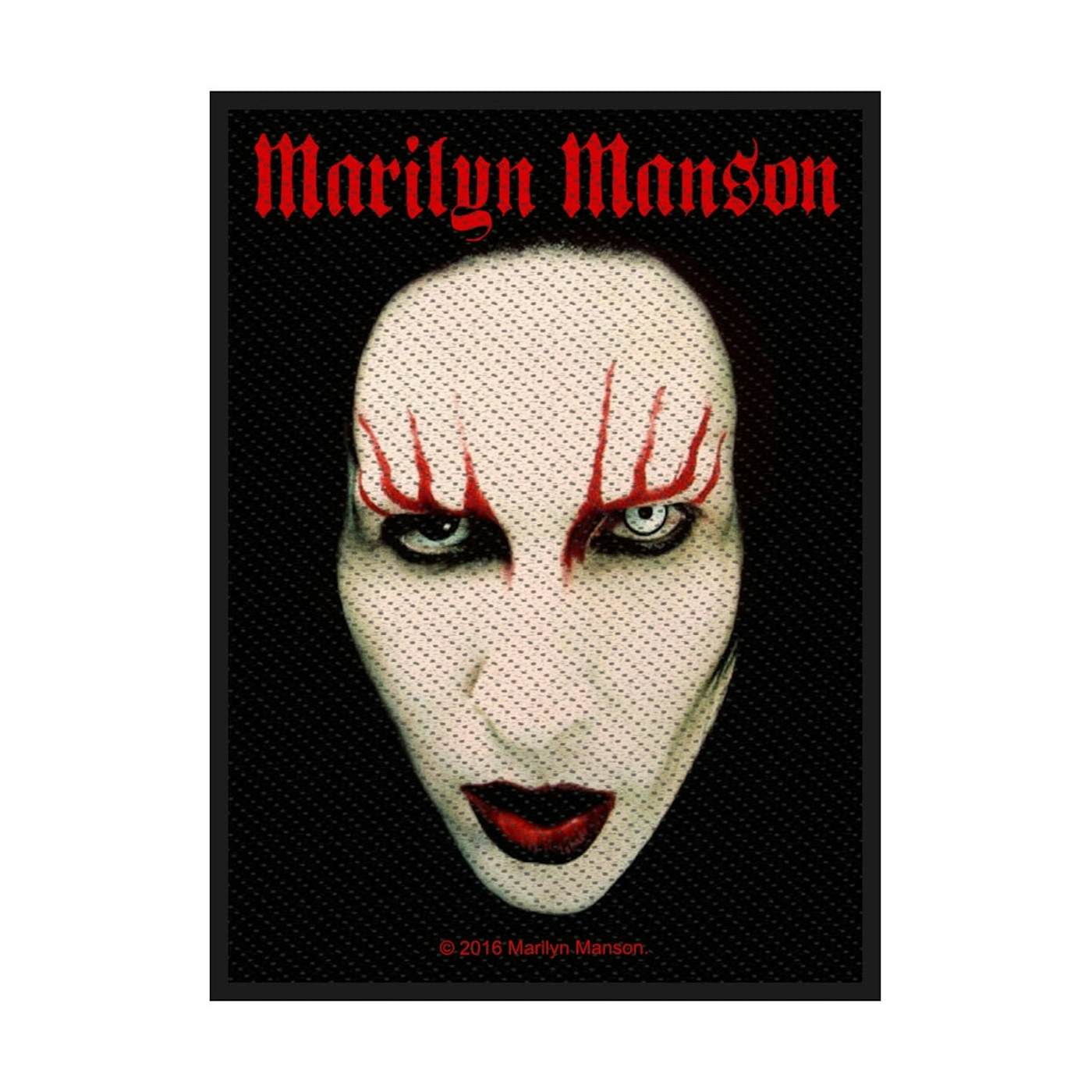 Marilyn Manson Sew-On Patch - Face