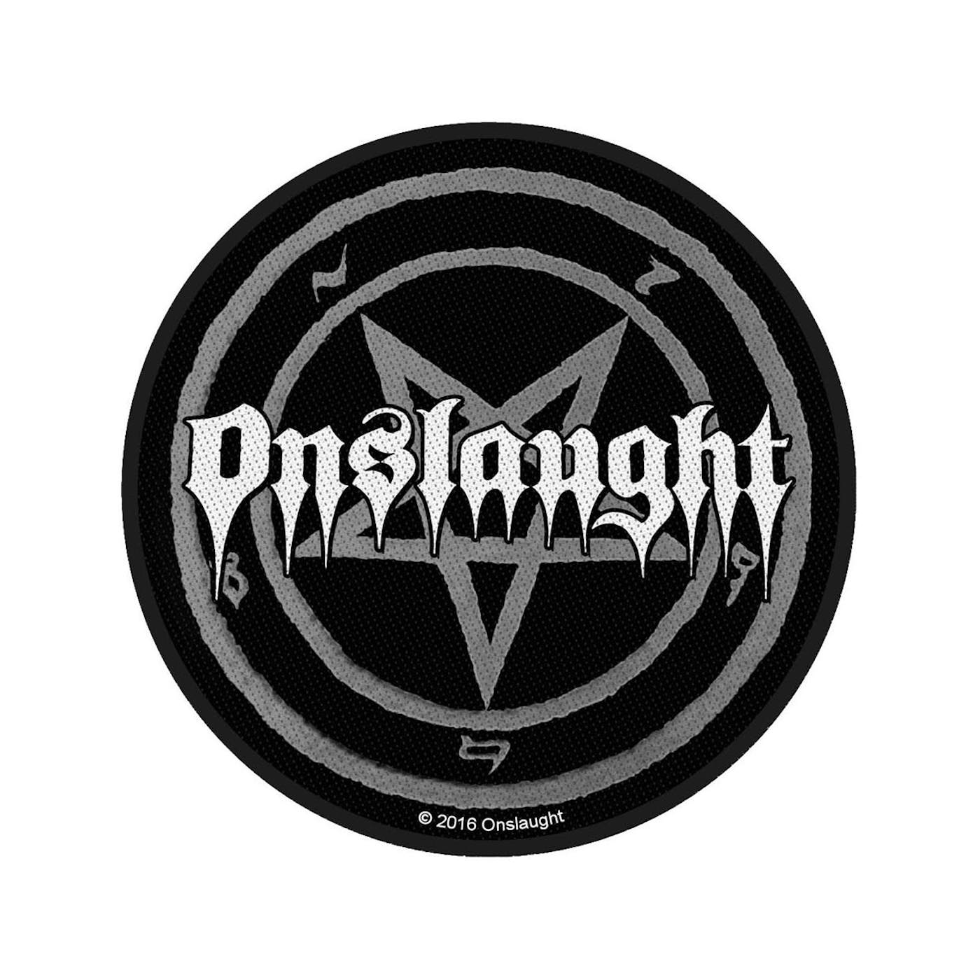 Onslaught Sew-On Patch - Pentagram