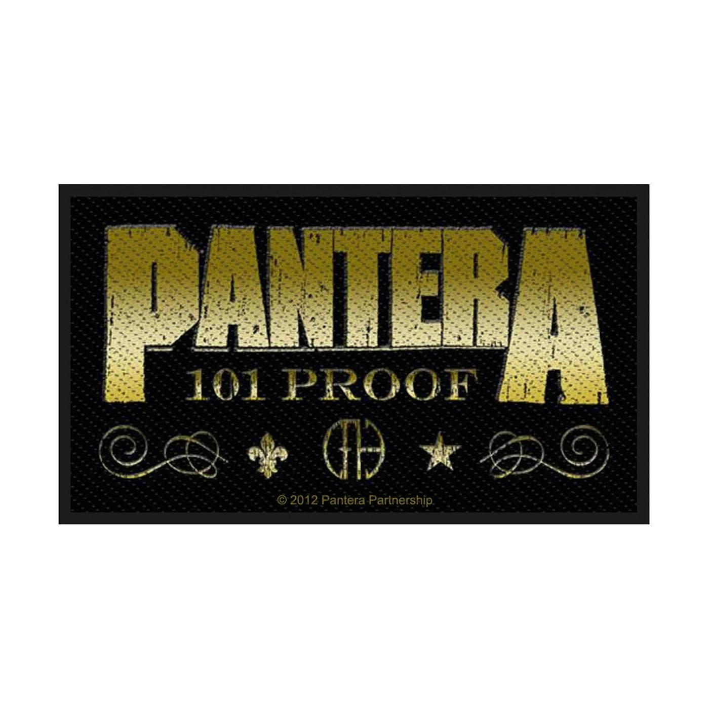 Pantera Sew-On Patch - Whiskey Label (Packaged)