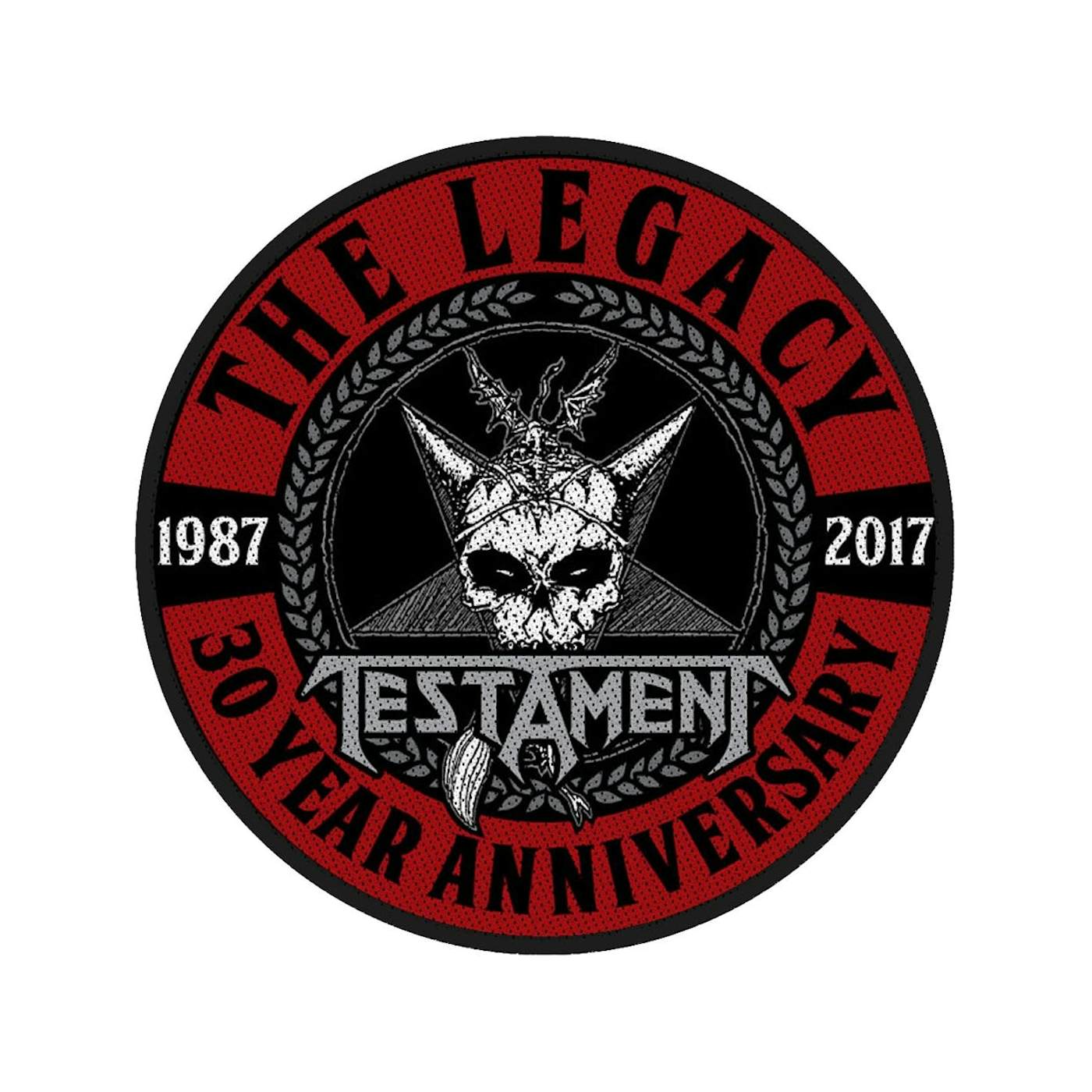 Testament Sew-On Patch - The Legacy 30 Year Anniversary