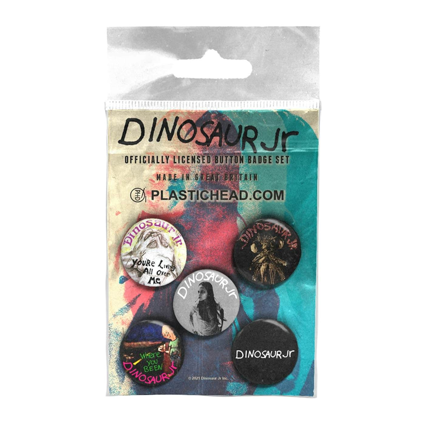 Dinosaur Jr. Badge Pack - Albums 1987-1992 Button Badge Set