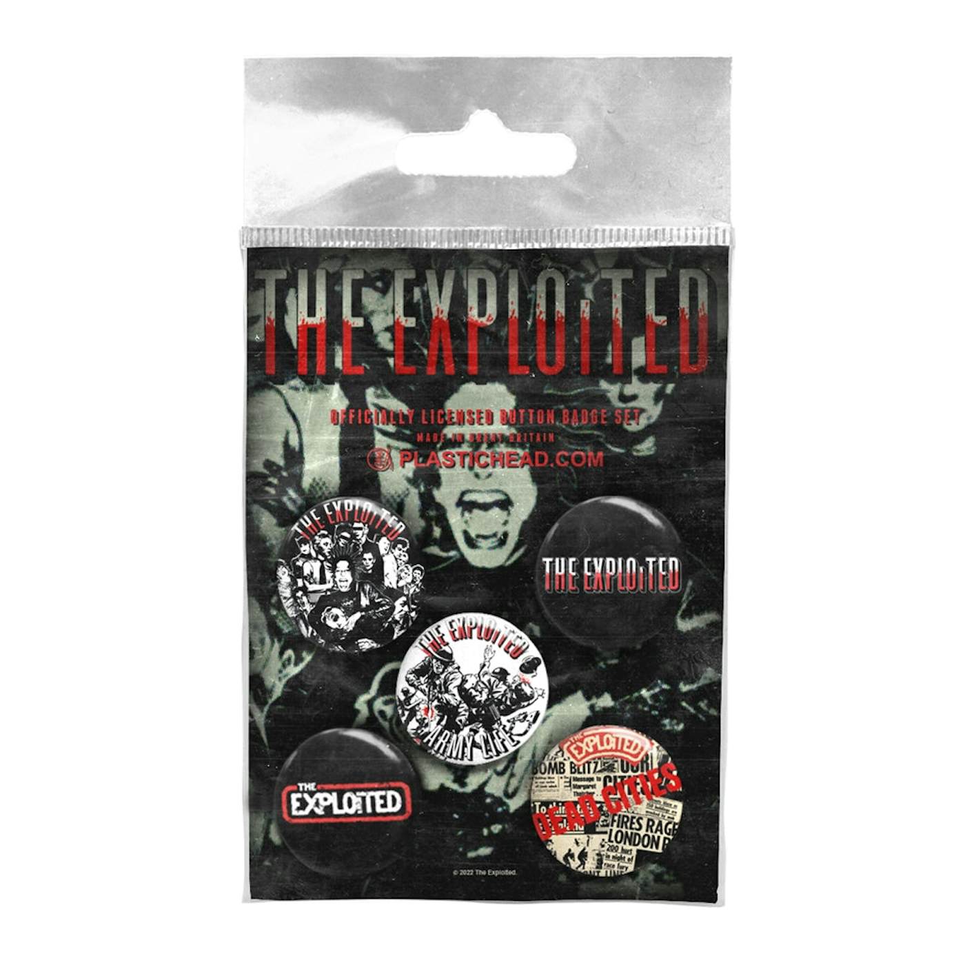 Exploited Badge Pack - The Exploited Button Badge Set 1