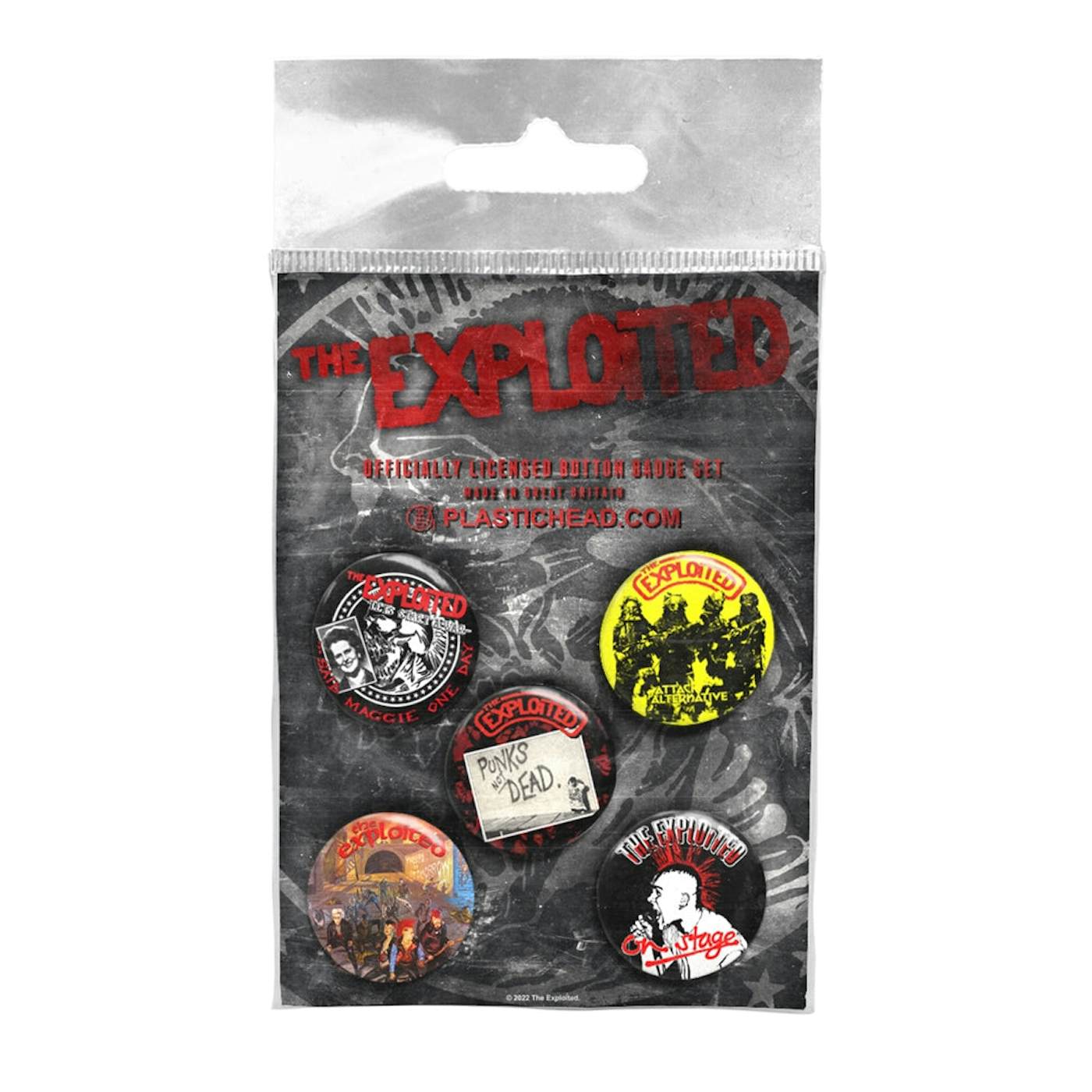 Exploited Badge Pack - The Exploited Button Badge Set 2