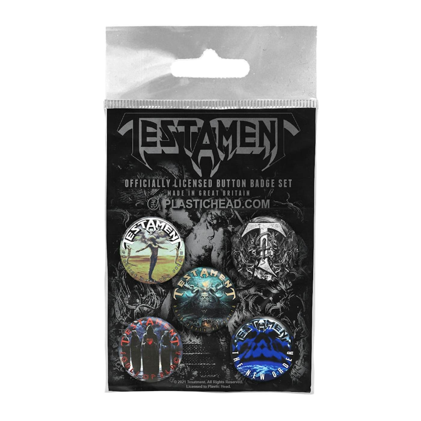 Testament Badge Pack - Testament Button Badge Set