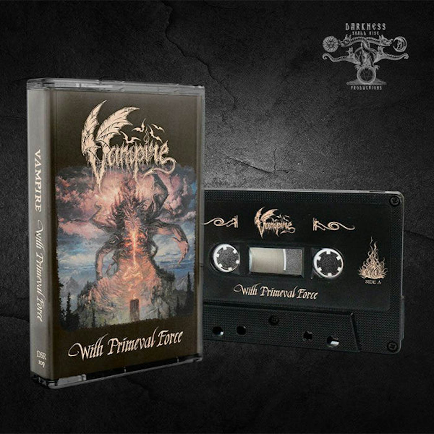 Vampire Music Cassette - With Primeval Force