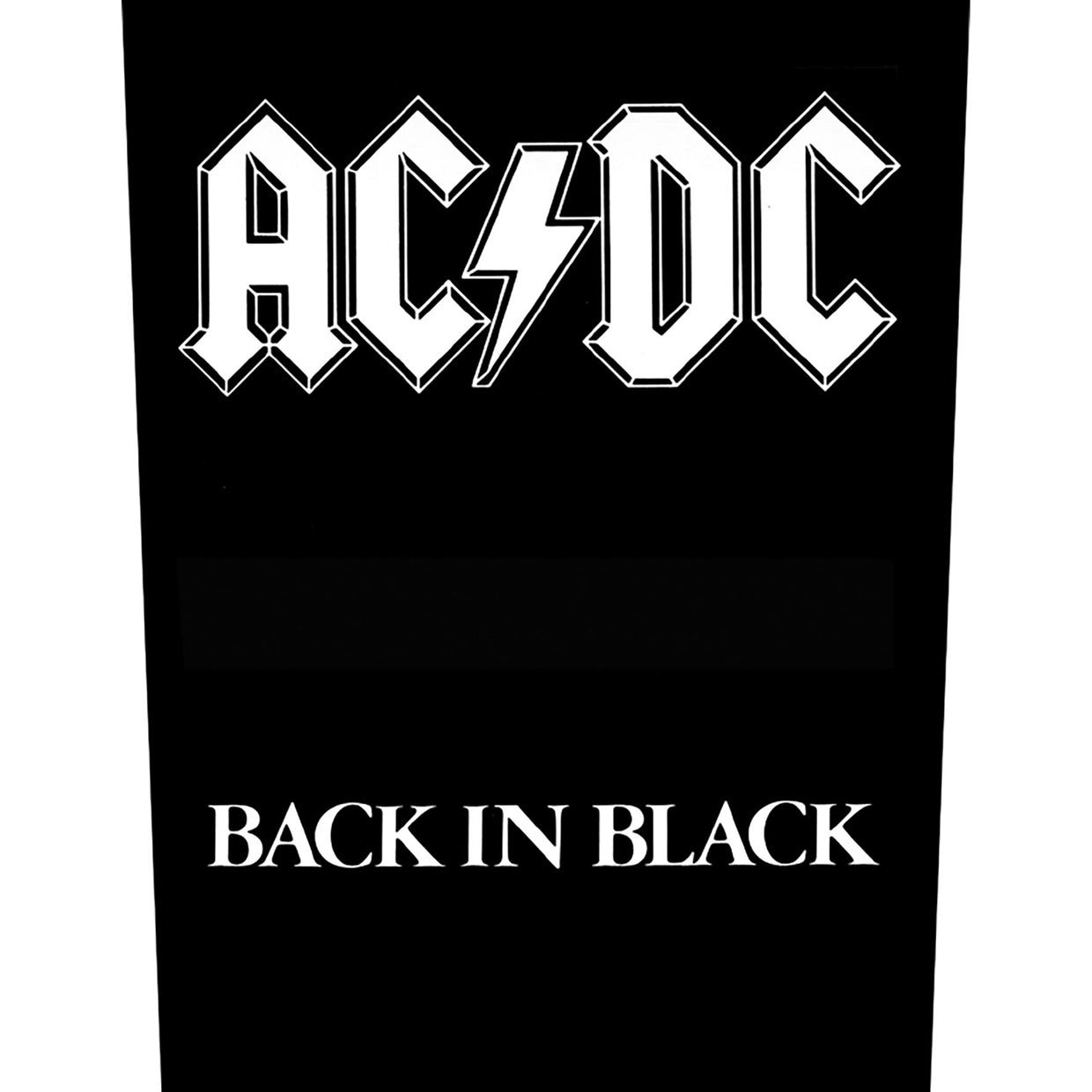 AC/DC Back Patch - Back In Black (Backpatch)