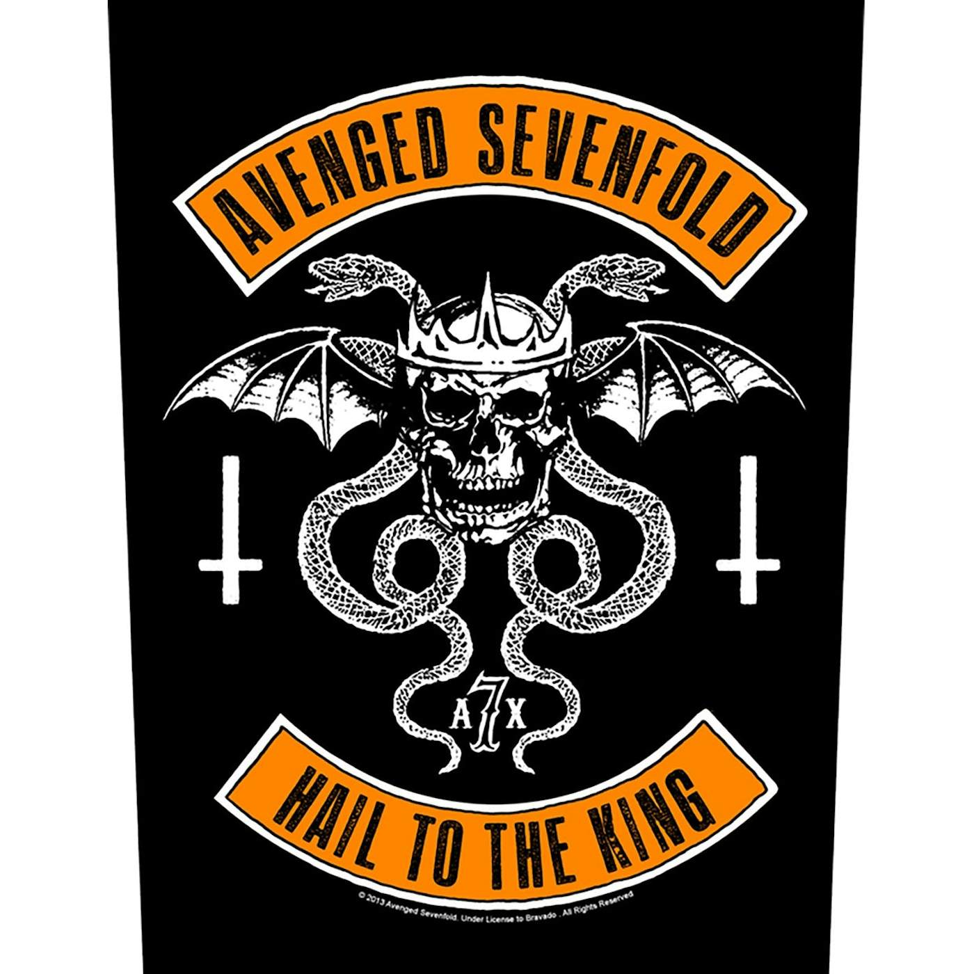 Avenged Sevenfold Back Patch - Biker (Backpatch)
