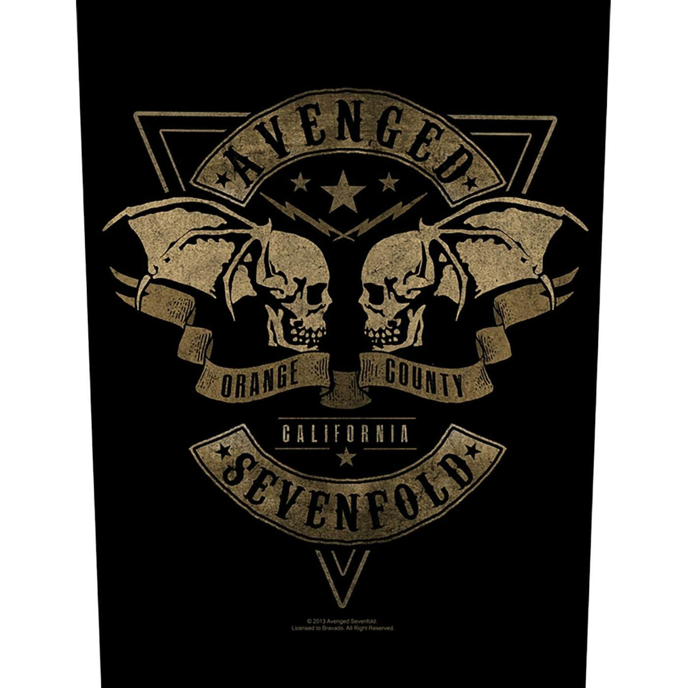 Avenged Sevenfold Back Patch - Orange County (Backpatch)