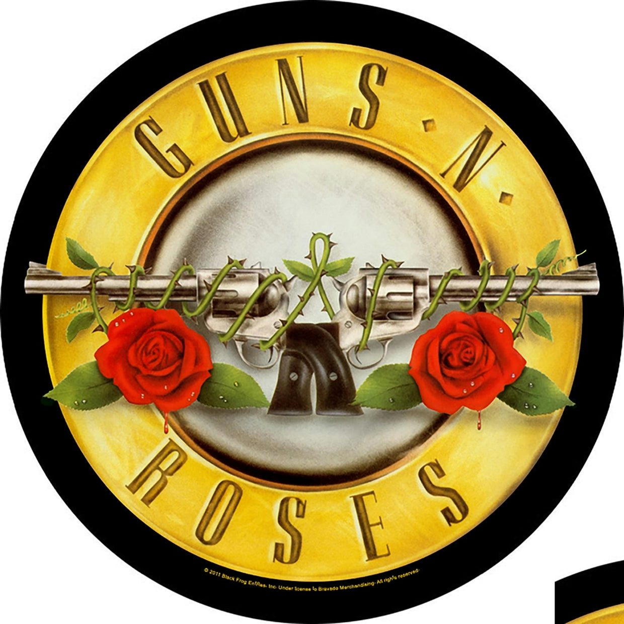 Guns N' Roses Back Patch - Bullet Logo (Backpatch)