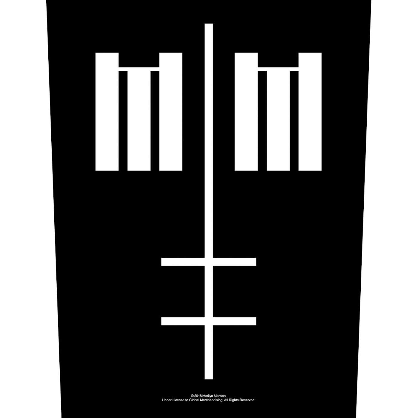 Marilyn Manson Back Patch - Cross Logo (Backpatch)