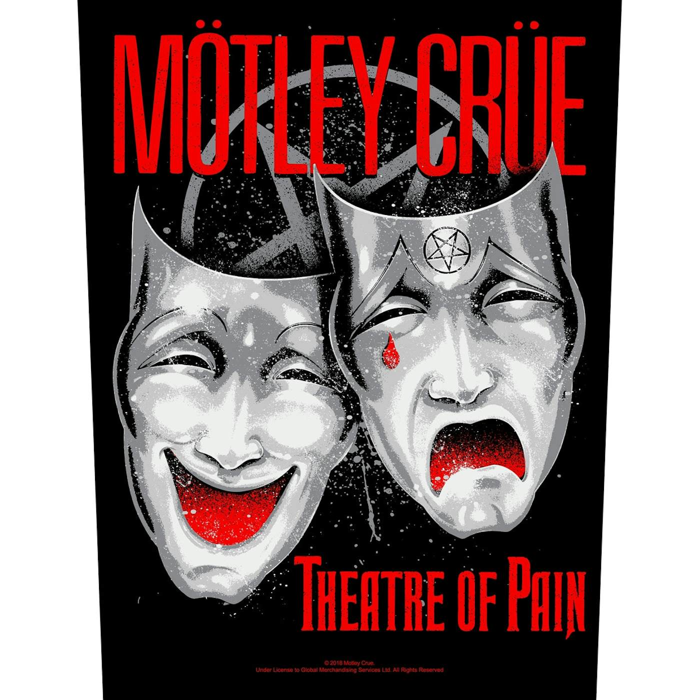 Mötley Crüe Back Patch - Theatre Of Pain (Backpatch)