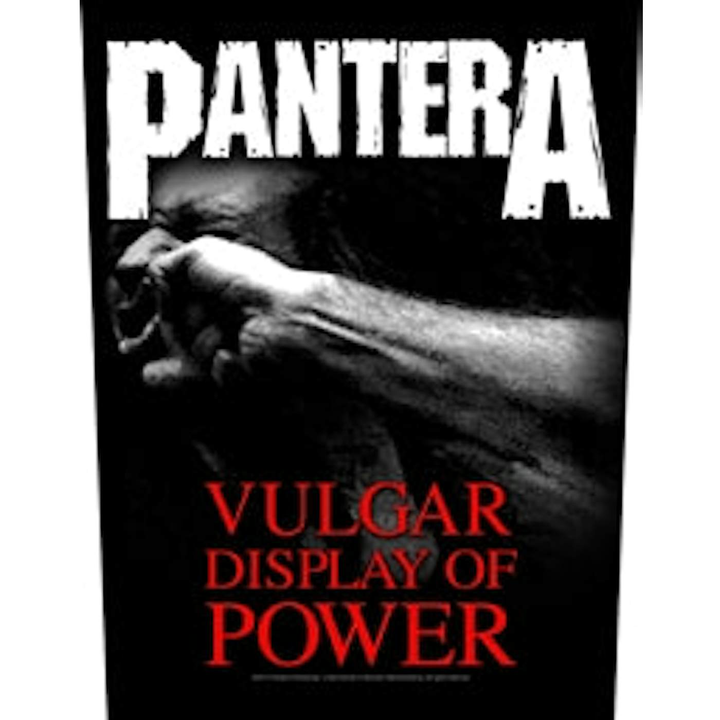 Pantera Back Patch - Vulgar Display Of Power (Backpatch)