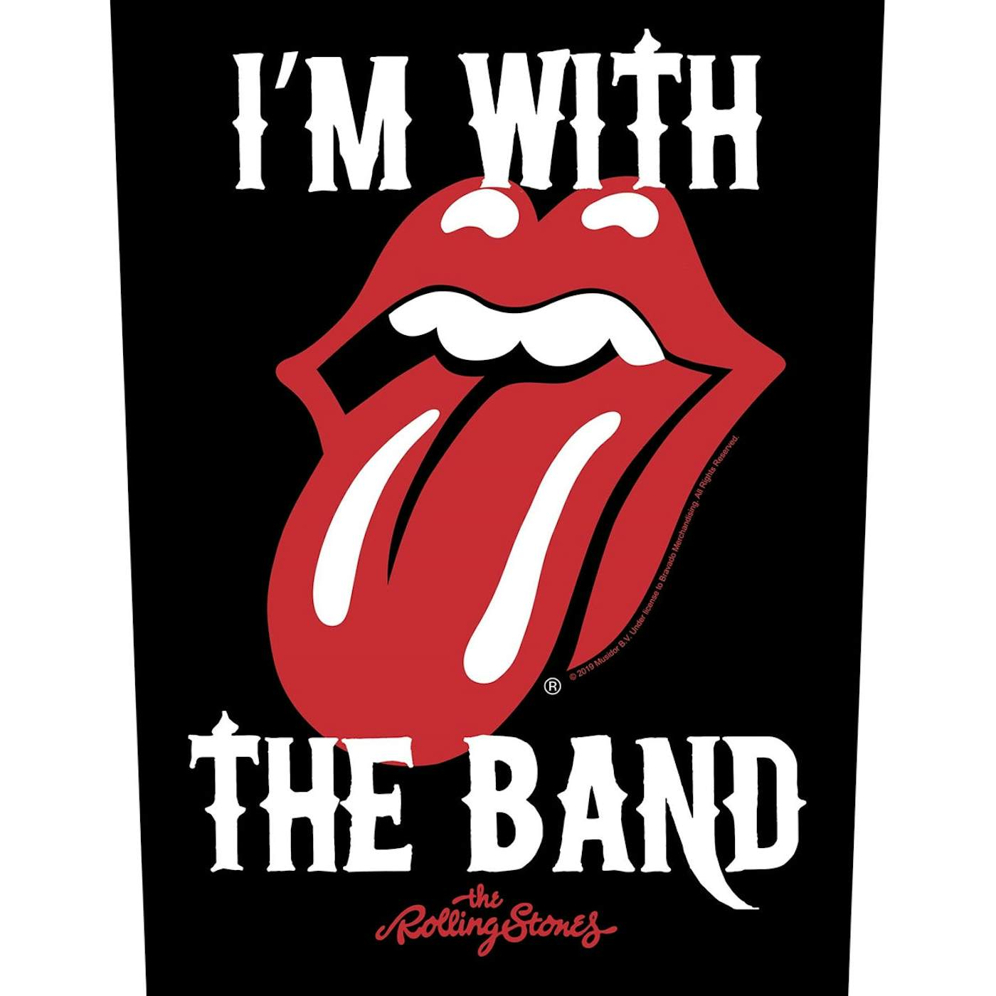 The Rolling StonesBack Patch - I'M With The Band (Backpatch)