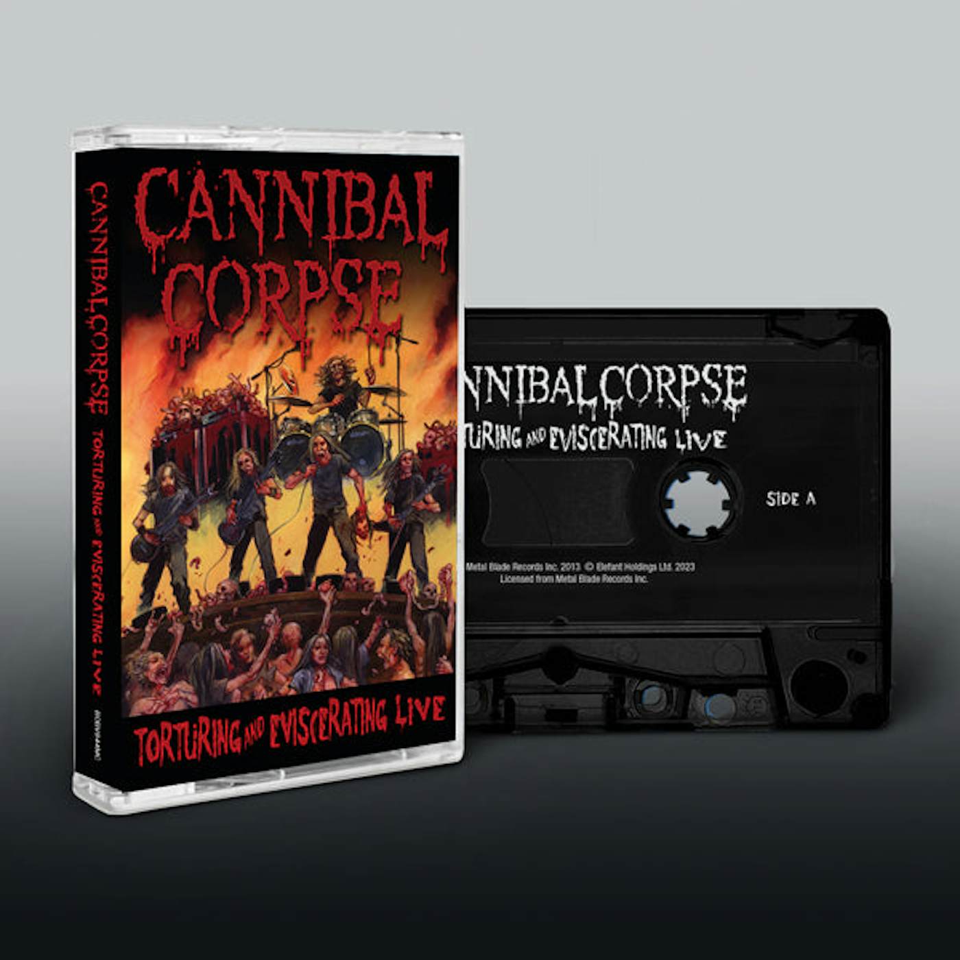 Cannibal Corpse Music Cassette - Torturing And Eviscerating Live