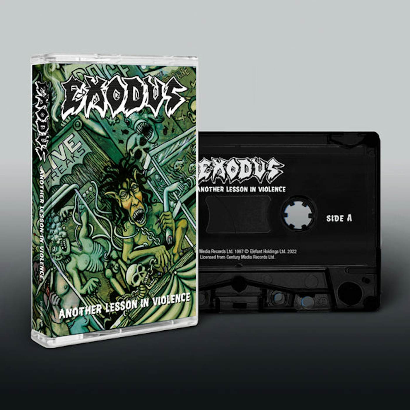 Exodus Music Cassette - Another Lesson In Violence