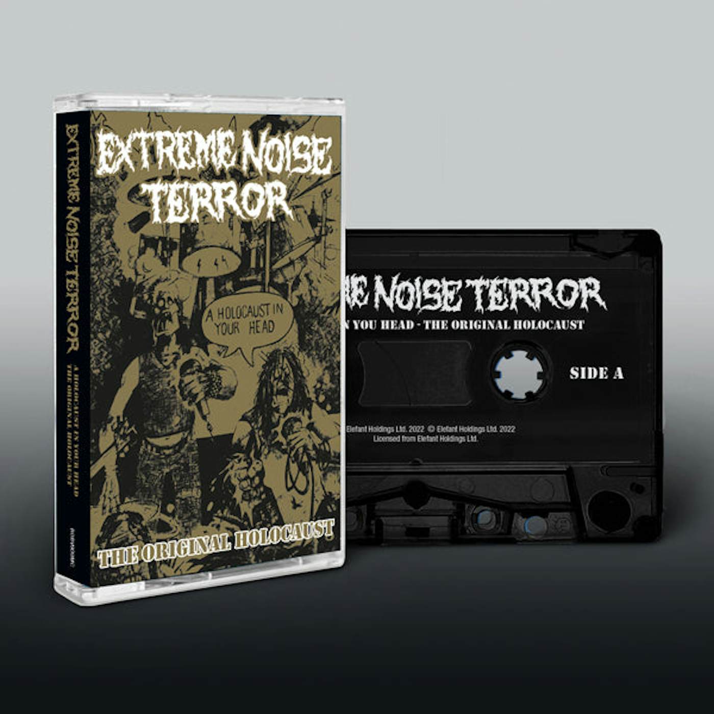 Extreme Noise Terror Music Cassette - Holocaust In Your Head - The Original Holocaust