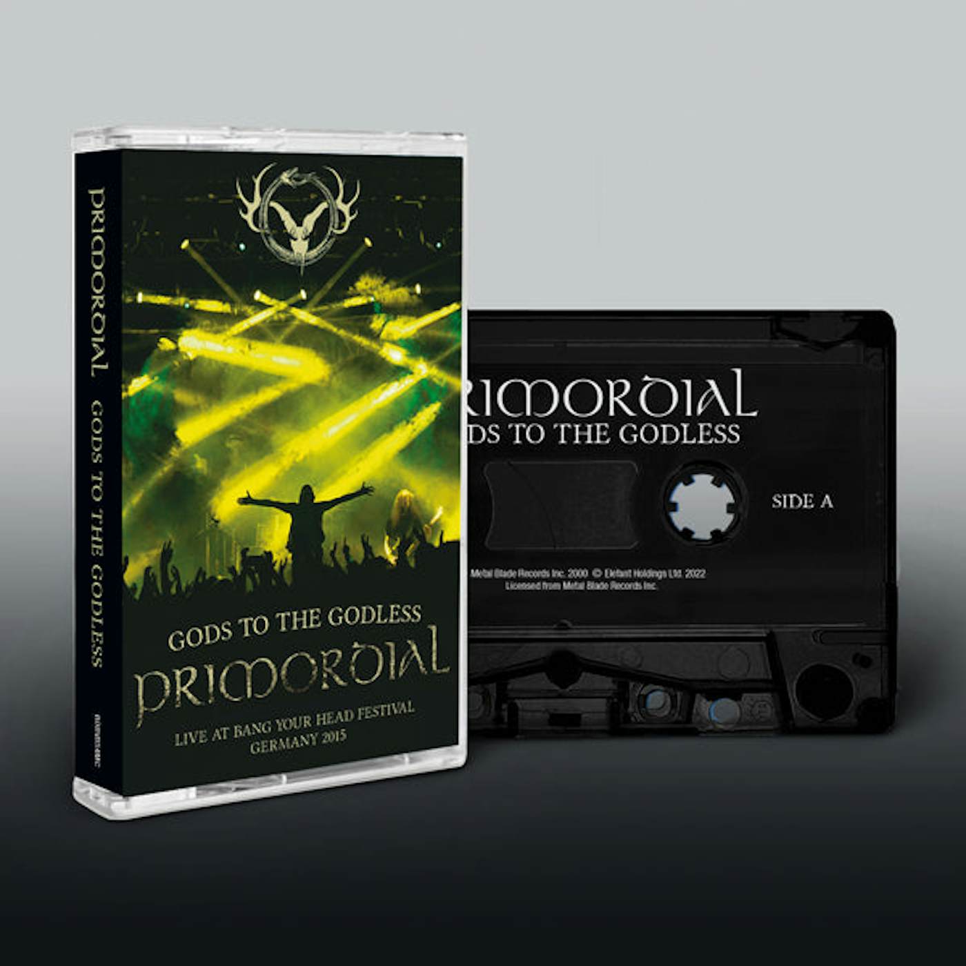 Primordial Music Cassette - Gods To The Godless - Live At Bang Your Head