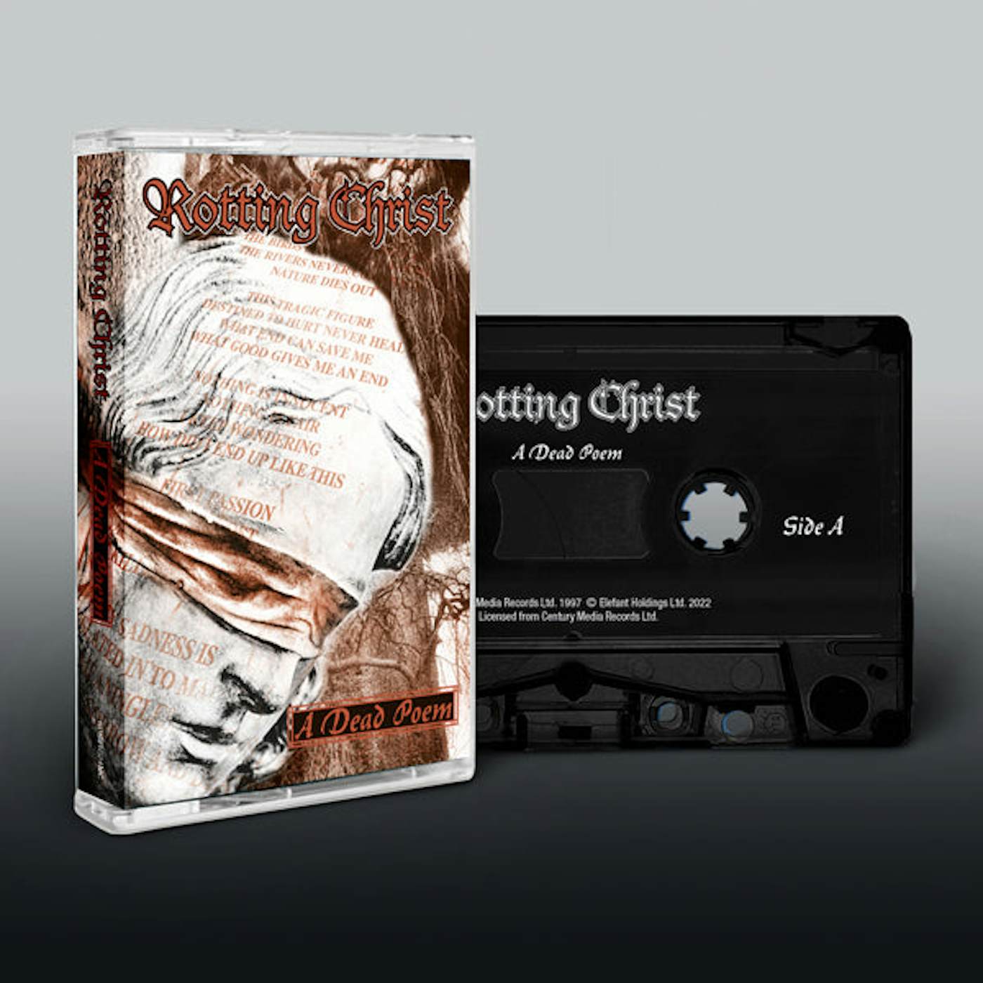 Rotting Christ Music Cassette - A Dead Poem