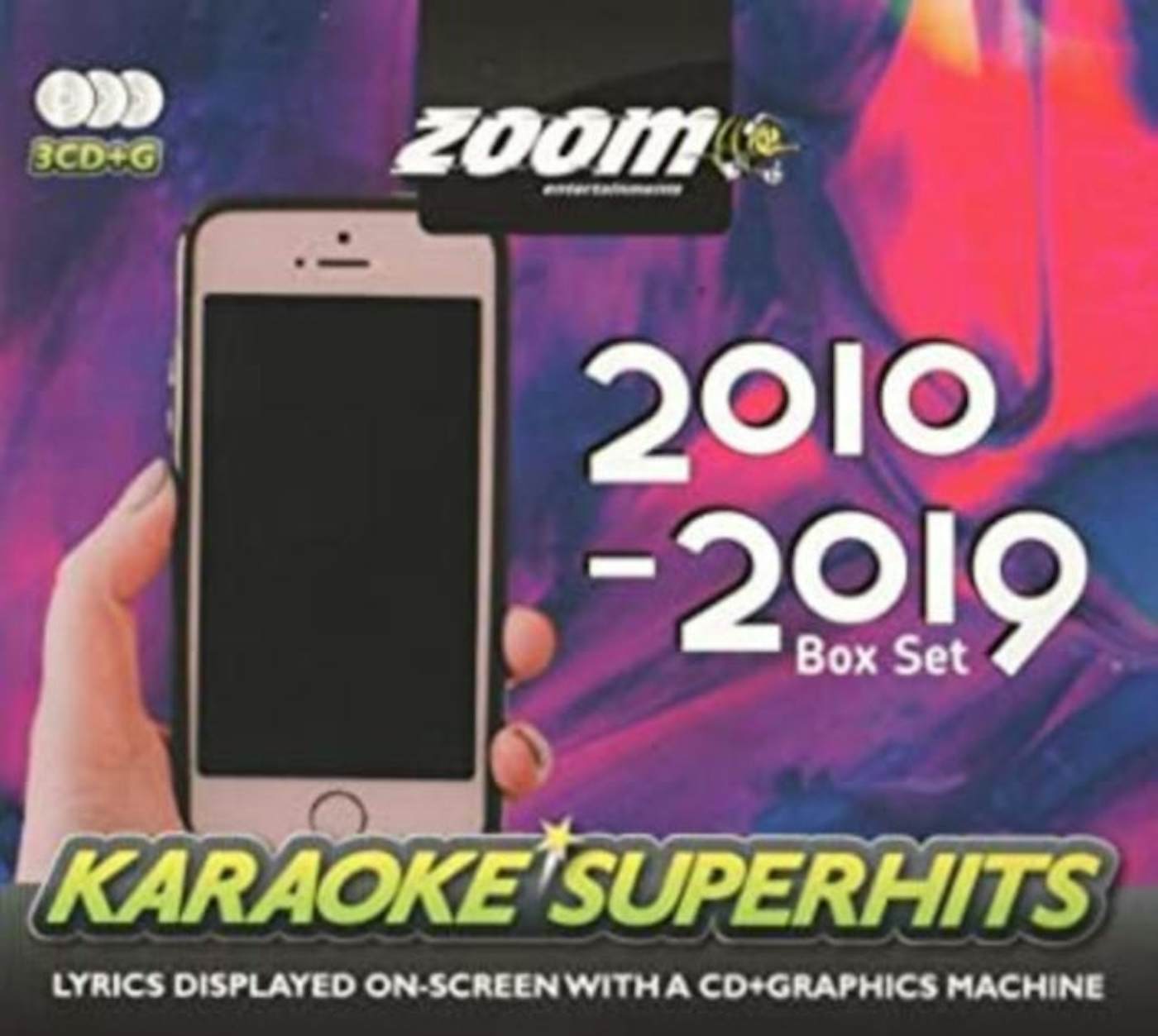 ZOOM KARAOKE - Karaoke Pop Box 3 Party Pack - 120 Songs (CD+G) 