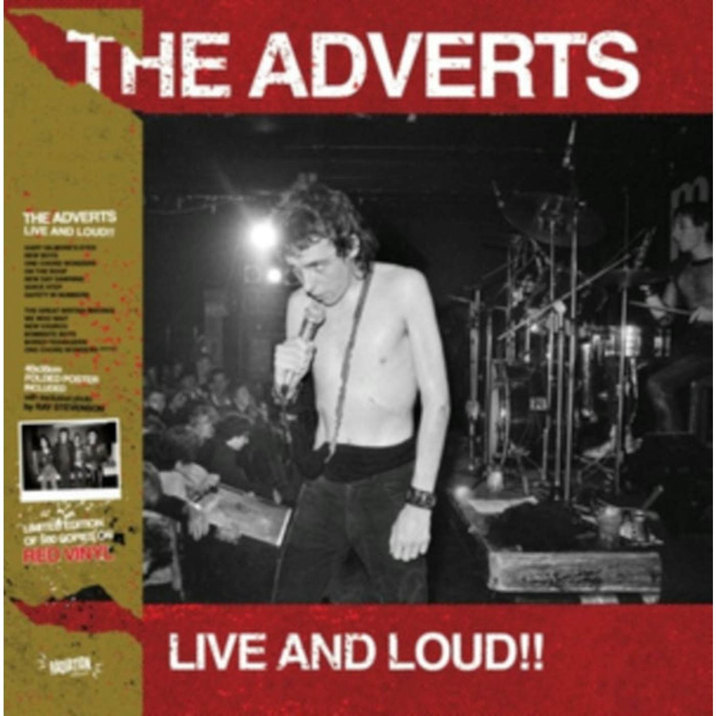 The Adverts LP - Live & Loud (Coloured Vinyl)