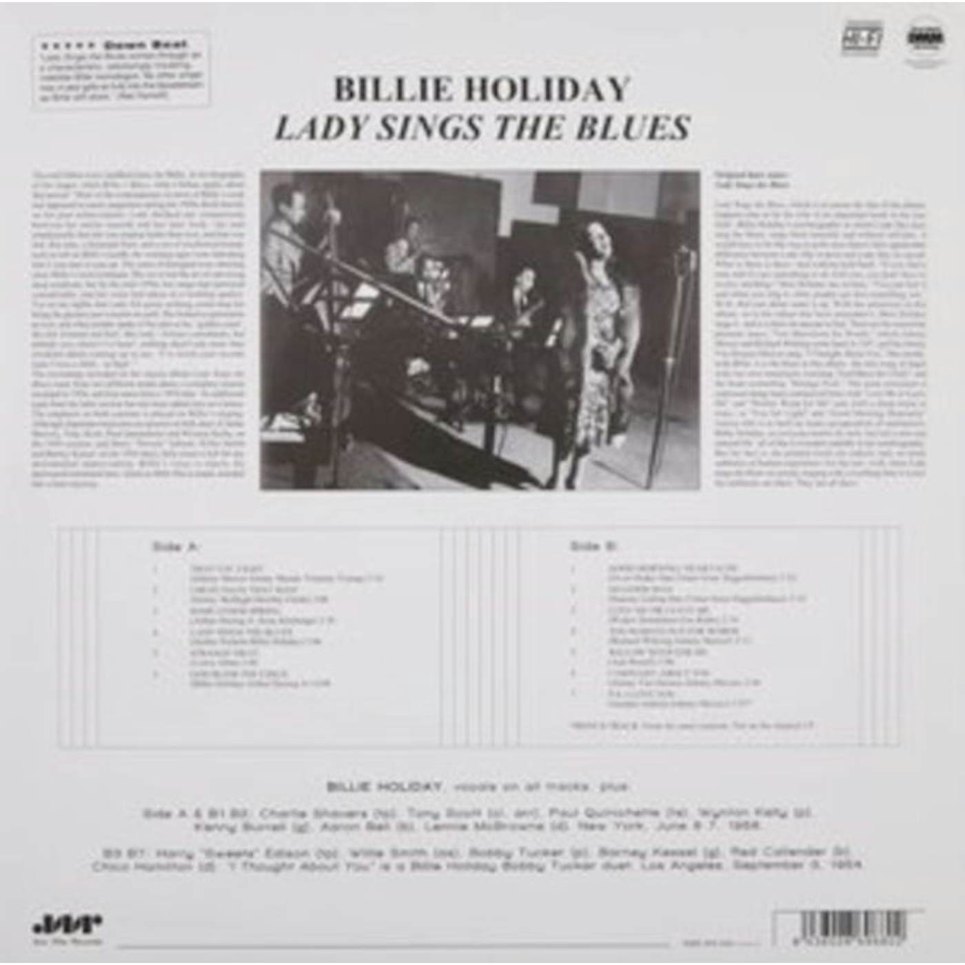  Billie Holiday LP - Lady Sings The Blues (Vinyl)